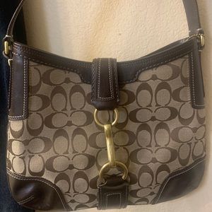 Coach shoulder bag-used very little-excellent condition